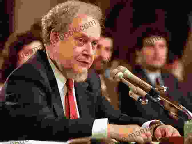 A Black And White Photo Of Judge Robert H. Bork In His Judicial Robes. THE FALLEN DISTINGUISHED JUDGE: THE CONSTITUTIONAL LAWS FUNDAMENTALIST