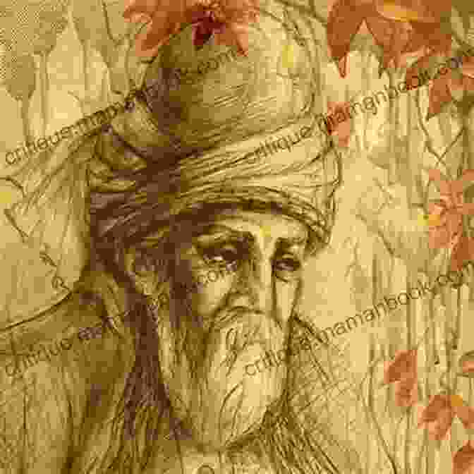 A Photograph Of Rumi, A 13th Century Persian Poet And Sufi Mystic, With A Serene Expression On His Face. Rumi: A Photographic Gallery Of Inspirational Quotes