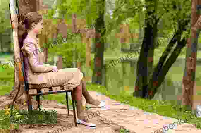 A Young Girl Sits On A Bench In A Park, Looking Up At The Sky With A Determined Expression. Little Viola Shall Become Great