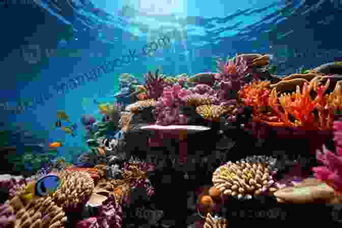 An Intricate Coral Reef Ecosystem, A Vibrant Underwater City Teeming With Life. The Architecture Of The Abyss