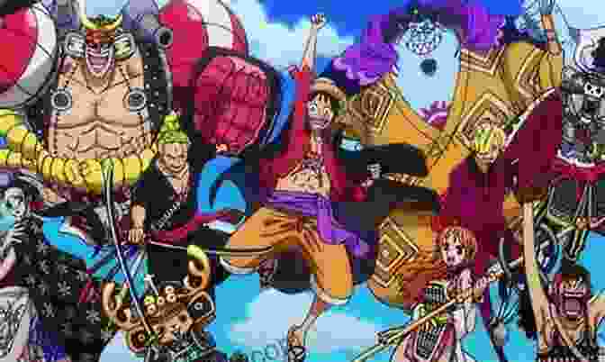 Artwork Depicting The Straw Hat Pirates Standing Together On The Thousand Sunny One Piece Vol 66: The Road Toward The Sun (One Piece Graphic Novel)