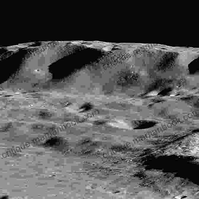 Close Up View Of A Lunar Mountain Range, Revealing Intricate Details And Sharp Peaks Illuminated By Sunlight Seeing The Moon Frank Andres