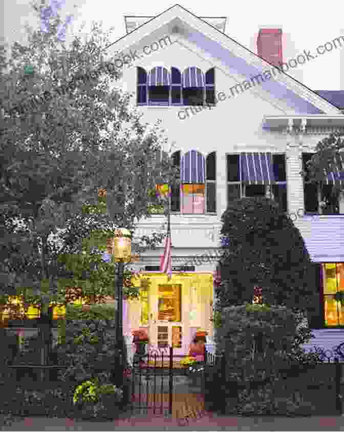 Exterior Of Return To Lighthouse Point Charming Inn, A Historic Mansion With White Clapboard Siding And A Wraparound Porch One Simple Wish: Return To Lighthouse Point (Charming Inn 1)