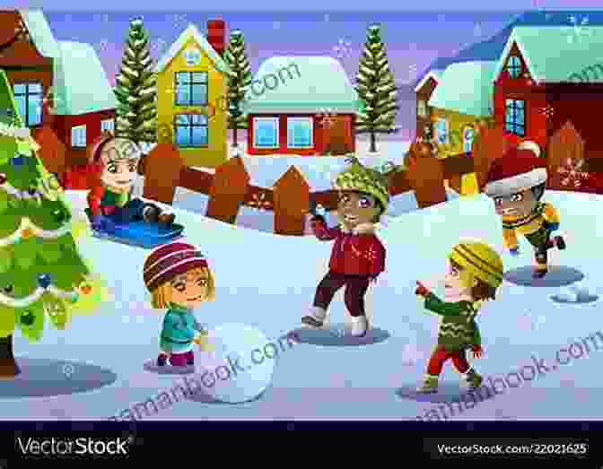 Illustration Of Children Playing In The Snow During Christmas Old Christmas Illustrated Lindsay Price