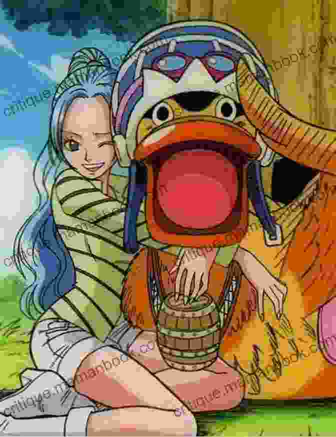 Image Featuring Vivi Nefertari Standing Alongside Her Companions Igaram, Karoo, And Toto In Vivi Adventure One Piece Graphic Novel One Piece Vol 23: Vivi S Adventure (One Piece Graphic Novel)